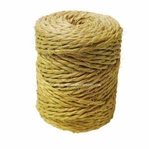 Cuerda de sisal de colores amarillo