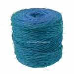 Cuerda de sisal de colores azul