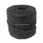 Cuerda de sisal de colores negro