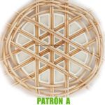 Molde para cestería de varillas de ratán