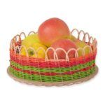Cesta de médula de colores